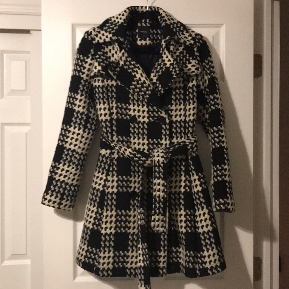 Express Houndstooth Coat